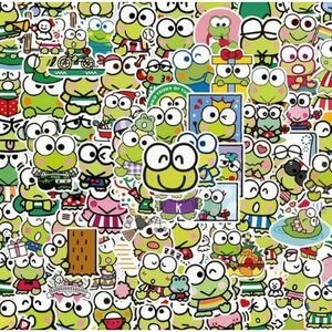 Stickers Lot - Sanrio Keroppi Frog Stickers  - Random Lot of 10
